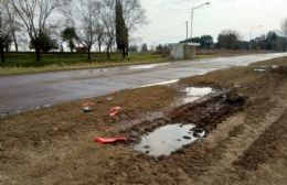 Dos jóvenes resultaron con lesiones de gravedad en un choque de motos en la Ruta 45